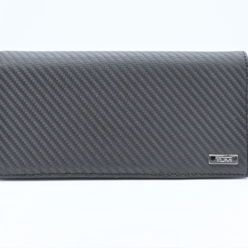 Tumi Black Desota Bi-Fold Wallet